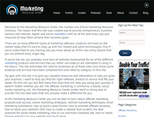 Tablet Screenshot of marketingresourcecenter.org